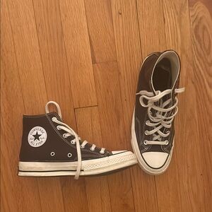 Converse Kids High-Top Sneakers - Dark Brown